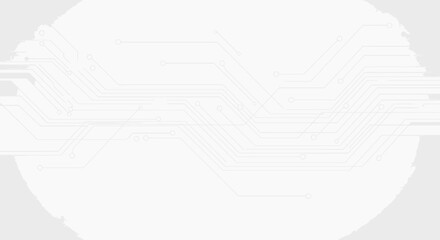 Obraz premium Abstract Gray Circuit Board Electronic Microchip Pattern Background