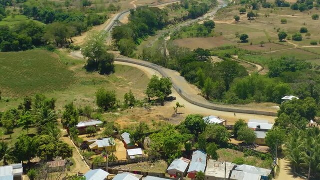 Dajabón frontera con Haití, Muro fronterizo