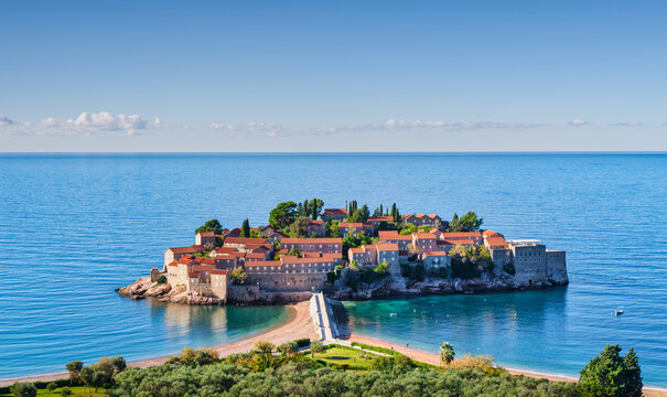 Sveti Stefan Fortified Island Resort and Adriatic Coast