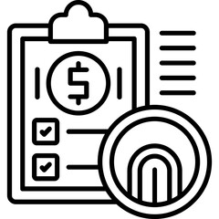 Evidence Icon Vector Element