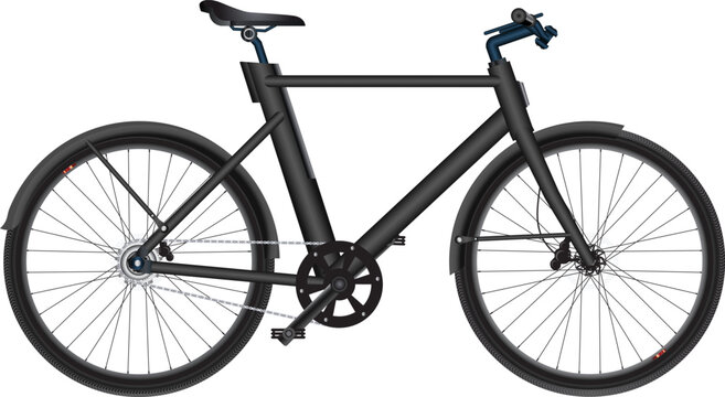 bicycle isolated on white fixie bike