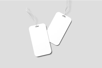 Blank Hanging Label Mockup