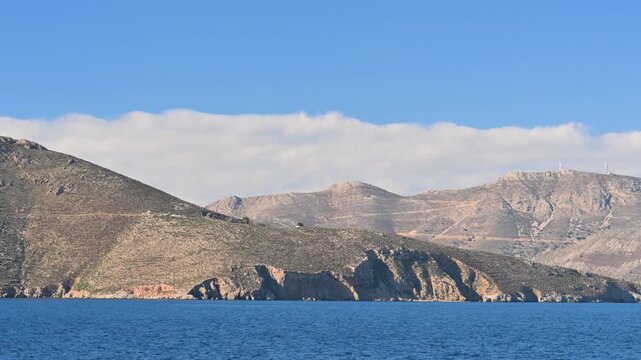 Landscape and Seascape Near Tilos Island, Greece