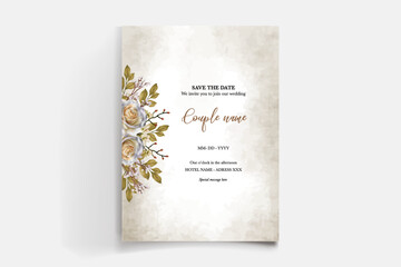 Save the date wedding invitation templates
