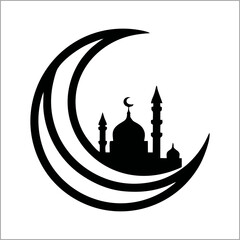 Line drawing of a lantern with stars and dots on a white background in a simple graphic style.