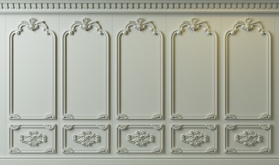 Obraz premium Extra large background arch cabinet wall