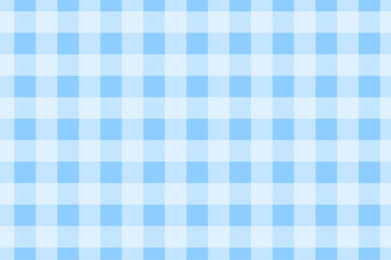 水色のチェック柄