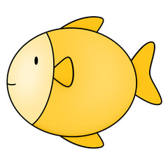 Cartoon fish icon