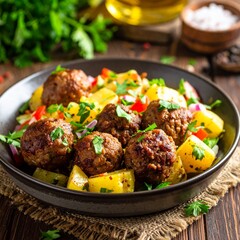 Frikadellen mit Kartoffelsalat