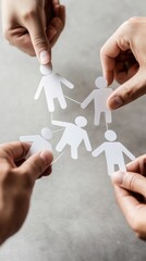 People connect to form teams and organizations for job recruitment and effective human resource management