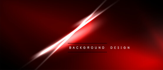 Obraz premium Dark red background features bright linear light effects. Modern design elements create dynamic visual impact. Simple, bold presentation.