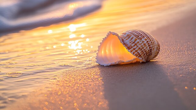 seashell on the beach