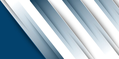 Obraz premium Blue abstract background with white color. Abstract blue background with square shapes.
