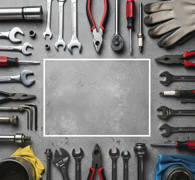 Variety of tools and equipment for DIY projects and repairs