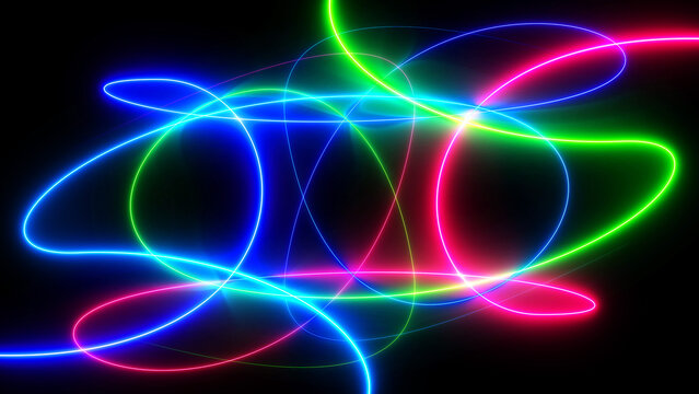 energia, fasci di luce, scie luminose, groviglio, luce, laser, velocit&agrave;, particelle