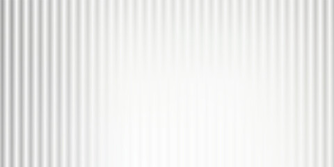 Obraz premium Transparent corrugated plastic ribbed glass background with abstract line patterns. 3D gradient light effects for retail windows or architectural panels. Vintage chrome reflections or polycarbonate.