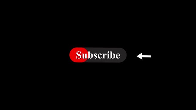subscribe button animation with arrow