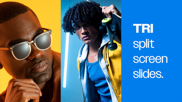 Tri Split Screen Slides