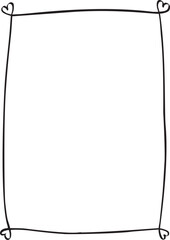 Whimsical Coquette Frame Border