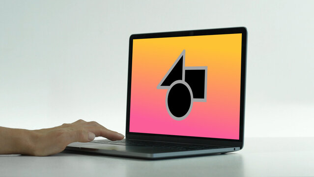 Laptop 3 Trackpad &ndash; Editable Laptop Display Mockup Templates, Modern Screens, Digital Device Presentations for Web, UI, App, Branding and Product Showcase