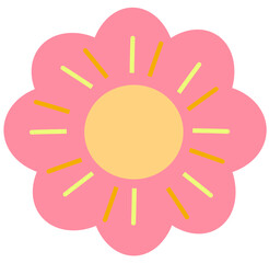 sun and flower