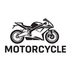Set of motorcycle logos. Collection of custom motorcycle vector illustrations. Chopper, sportbike, and cafe racer logos.