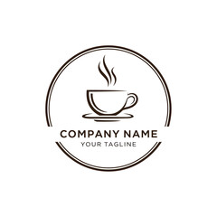 Coffee Cup Logo Design Element.
