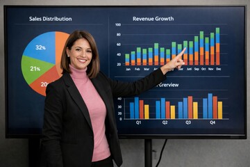 Presentation, analytics, charts and graph