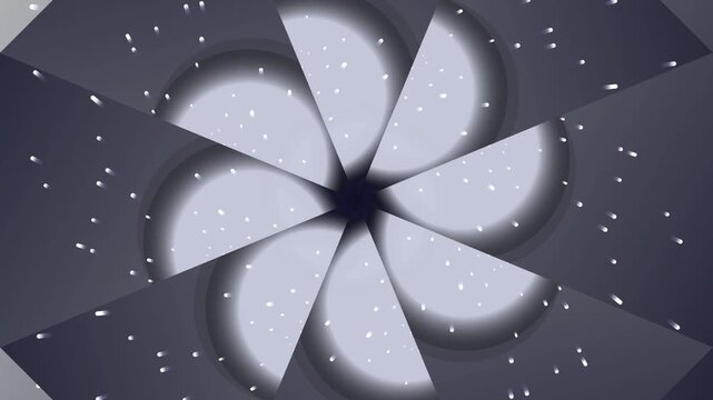 gray and white abstract flower pattern background.