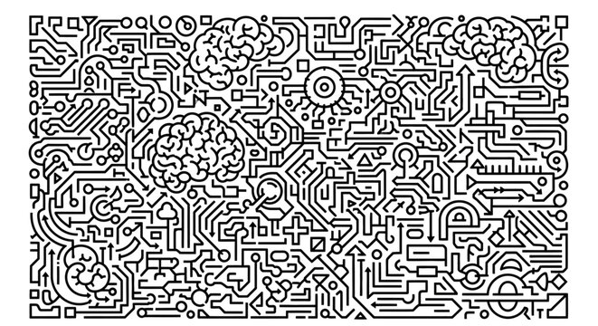 circuit board background vector