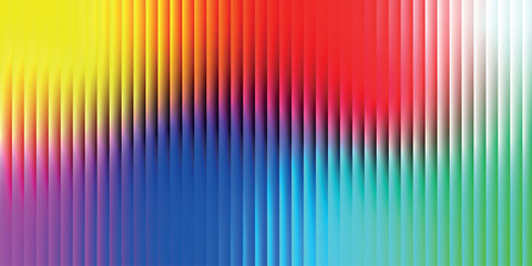 Vibrant rainbow gradient with vertical stripes background © Shajhan