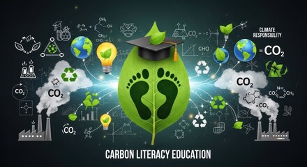 Carbon Literacy Education: Footprint, CO2, Sustainability, Climate Change Concepts