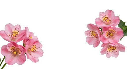 Fototapeta premium Soft Pink Flowers with Copy Space for Women’s Day Design