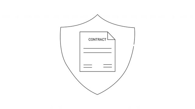 Contract Shield - Secure Agreements and Legal Protection Visuals.