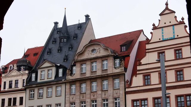 the historic city of leipzig germany 4k 25fps video