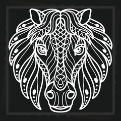 Simple Horse Head Design