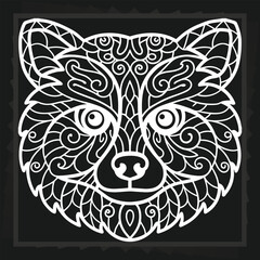 Animal Head Pattern Design