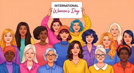 Celebrating women's day with diverse and empowered women around the world