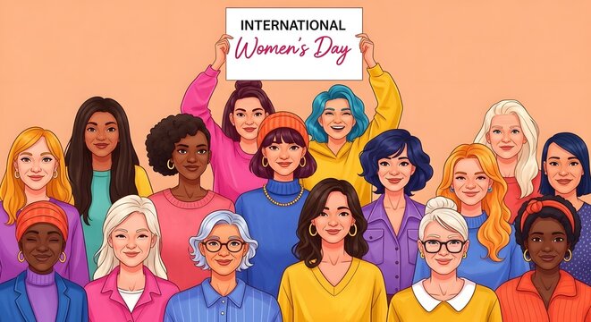 Celebrating women's day with diverse and empowered women around the world