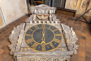 Germany Bremen city center iconic building in old town the Dom Cathedral indoor and architectural details