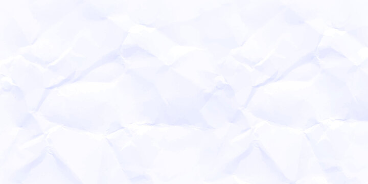 Crumpled paper texture realistic vector illustration. White Paper Texture background.