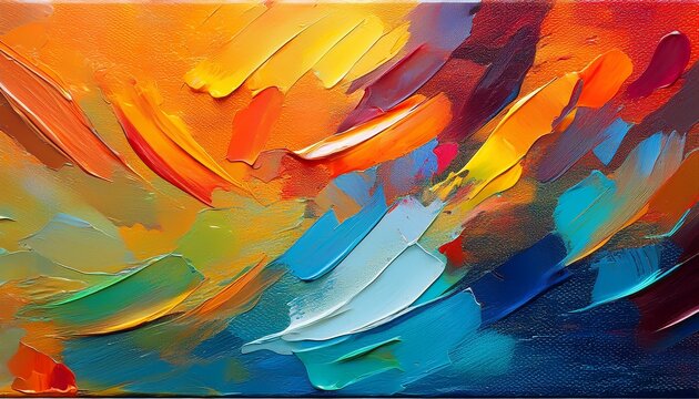 palette knife textured painting abstract background art detailed texture of brush strokes abstract colorful artwork oi dabs paint