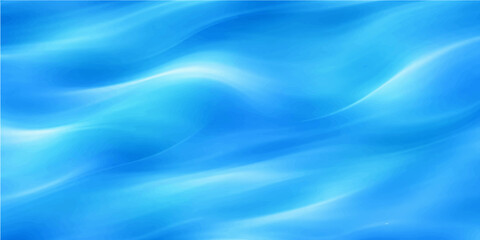 Fototapeta premium Smooth blue silk fabric waves create a soft flowing satin texture with liquid motion and elegant light swirls on a seamless backdrop design