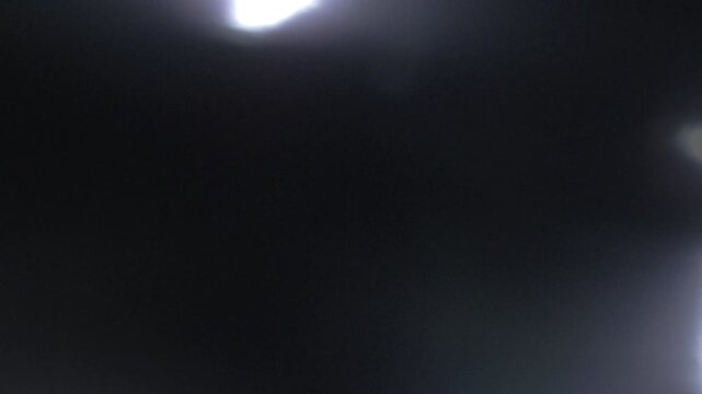 Abstract Flashing Light Bokeh Transition, Dark Blank Frames Create Abstract Video Mood. perfect for text placement