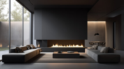 Fototapeta premium A quiet flame where warmth meets memories
