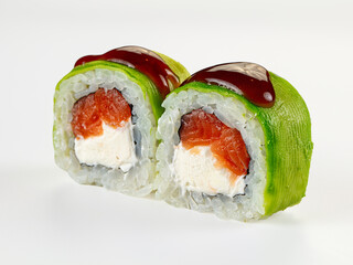 Japanese roll with avocado and salmon © Andrei Starostin