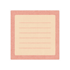 Fototapeta premium PNG Blank sticky note illustration