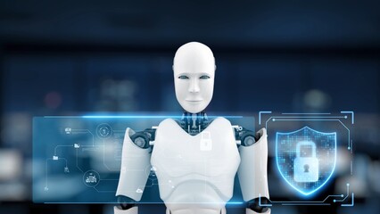 AI strengthens cyber security with artificial intelligence threat detection, AI-based protection layers, and virtual assistant alerts against breaches. Kernel © InfiniteFlow