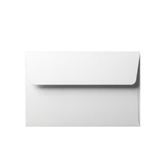 White envelope isolated on transparent background