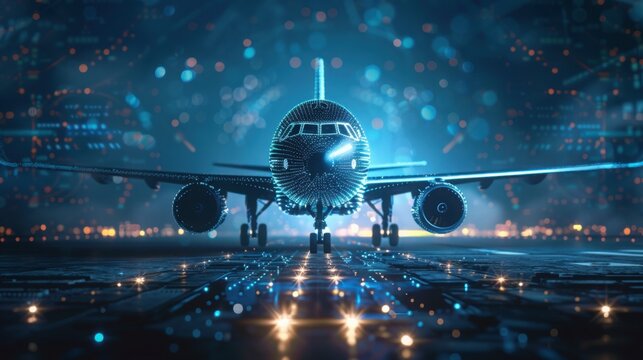 Aerospace Innovation Abstract Technology Space